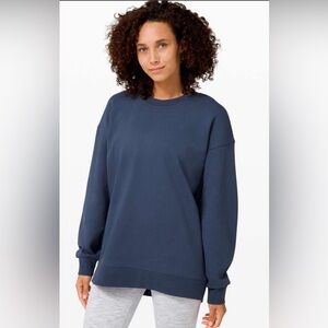 Lululemon perfectly oversized crew size 12 - Navy
